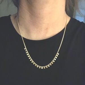 Delicate gold necklace